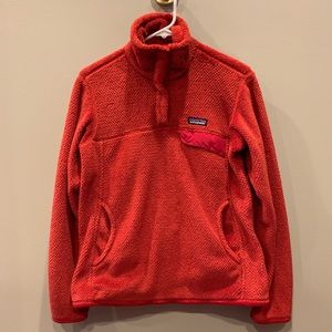 Patagonia Red Retool Snap-T Pullover - sz medium